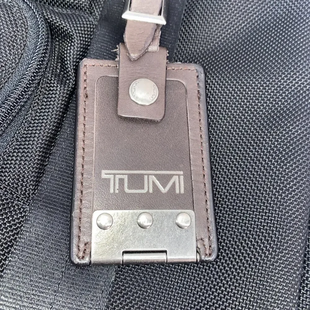 TUMI Business Bag Slim Brief Nylon Napa Leather